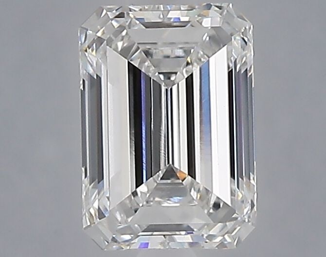 Loose Lab Diamond - Emerald 1.07ct E VVS2: Loose Lab Diamond - Emerald 1.07ct E VVS2 A rare opportunity to own a genuine lab-grown emerald-cut diamond, boasting exceptional clarity and color. This stunning 1.07ct E VVS2 gem shines with
