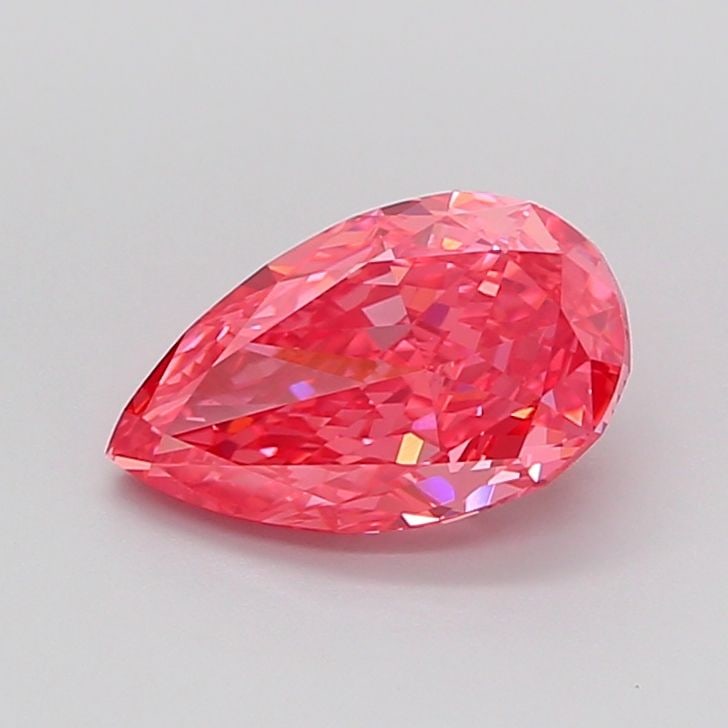 Loose Lab Diamond - IGI Pear 2.11ct Fancy Vivid Pink VVS2: Loose Lab Diamond - IGI Pear 2.11ct Fancy Vivid Pink VVS2 Experience the rare beauty of a lab-grown diamond, certified by the International Gemological Institute (IGI) as Fancy Vivid Pink with