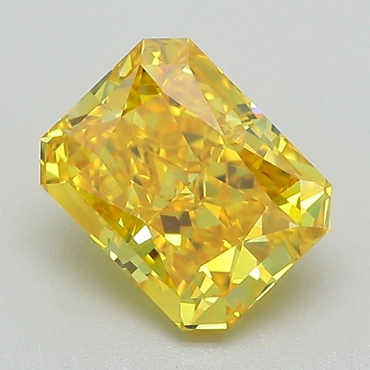 IGI Radiant 1.62ct Fancy Vivid Yellow VVS1 Loose Lab Diamond (1 of 1)