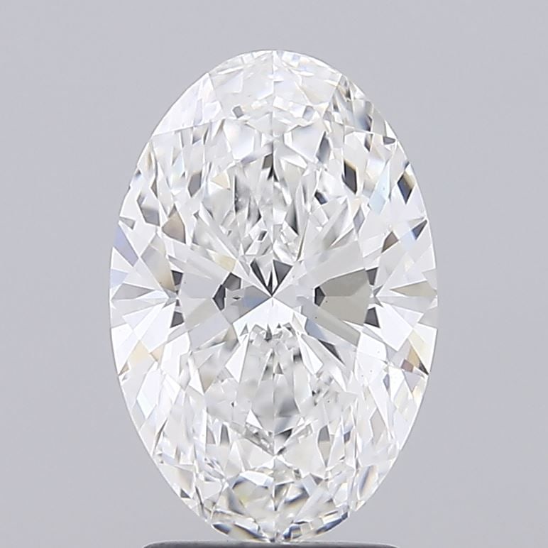 IGI Oval 2.52ct D VVS2 Diamond: IGI Oval 2.52ct D VVS2 Diamond Experience the exceptional beauty of this 2.52ct IGI Oval Diamond, boasting an impressive D color and VVS2 clarity for maximum brilliance. Grown in a lab with meticulous