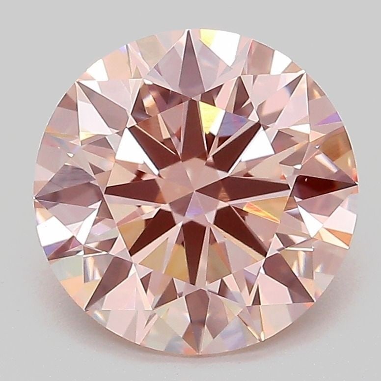 IGI Round 2.96ct Fancy Intense Pink VVS2 Ideal Loose Lab Diamond (1 of 1)