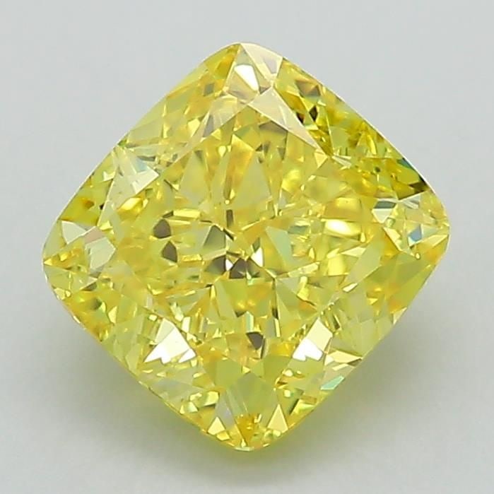 Loose Lab Diamond - IGI Cushion Modified 2.0ct Fancy Vivid Yellow VVS2 (1 of 1)