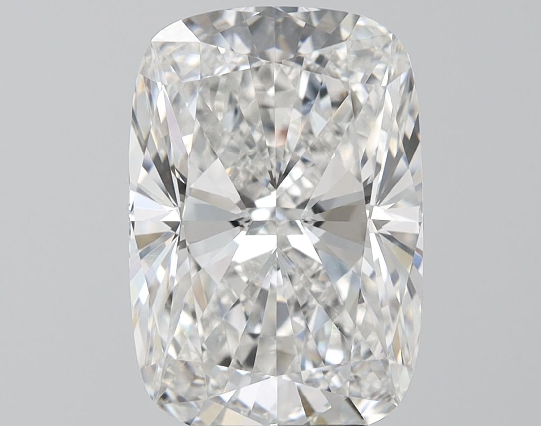 IGI Cushion Modified 5.2ct E VVS1 Loose Lab Diamond: IGI Cushion Modified 5.2ct E VVS1 Loose Lab Diamond A rare opportunity to own a truly unique gem, this 5.2ct IGI certified lab-grown diamond boasts exceptional clarity (VVS1) and color (E), with a fla