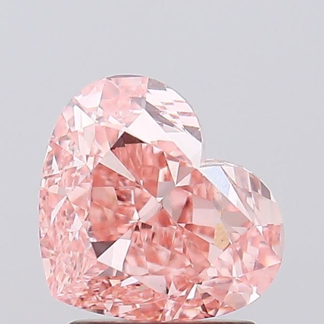 Loose Lab Diamond - IGI Heart 2.59ct Fancy Vivid Pink VVS2: Loose Lab Diamond - IGI Heart 2.59ct Fancy Vivid Pink VVS2 A truly unique and breathtaking gem, this 2.59ct Fancy Vivid Pink lab diamond boasts exceptional clarity (VVS2) and polish (EX), giving it an