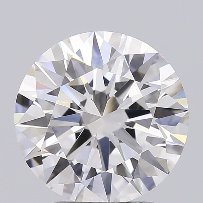 IGI Round 2.53ct D VVS2 Ideal Loose Lab Diamond: IGI Round 2.53ct D VVS2 Ideal Loose Lab Diamond Experience the brilliance of nature, without the environmental impact, with this stunning 2.53ct IGI Round lab-grown diamond boasting exceptional clarit