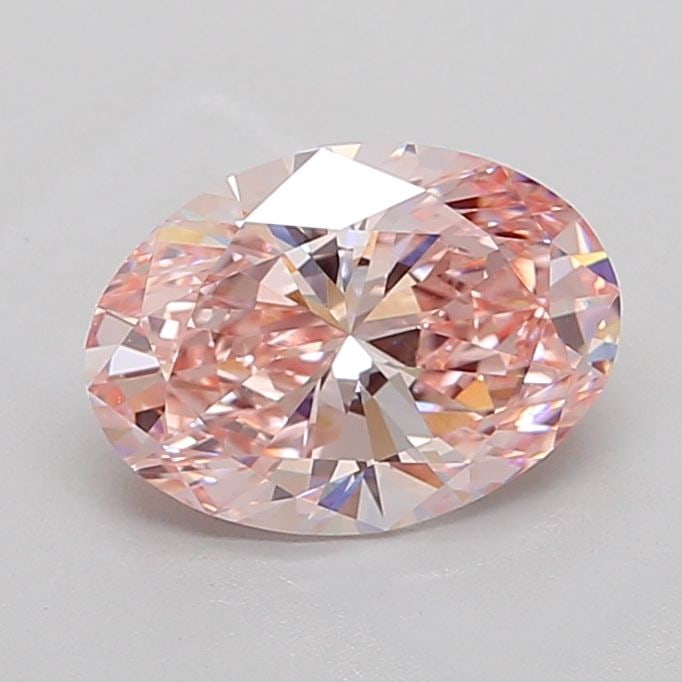 IGI Oval 2.92ct Fancy Intense Pink VVS2 Loose Lab Diamond: IGI Oval 2.92ct Fancy Intense Pink VVS2 Loose Lab Diamond Experience the rare beauty of a Fancy Intense Pink diamond, one of the most coveted colors in the world of fine jewelry. This stunning 2.92ct