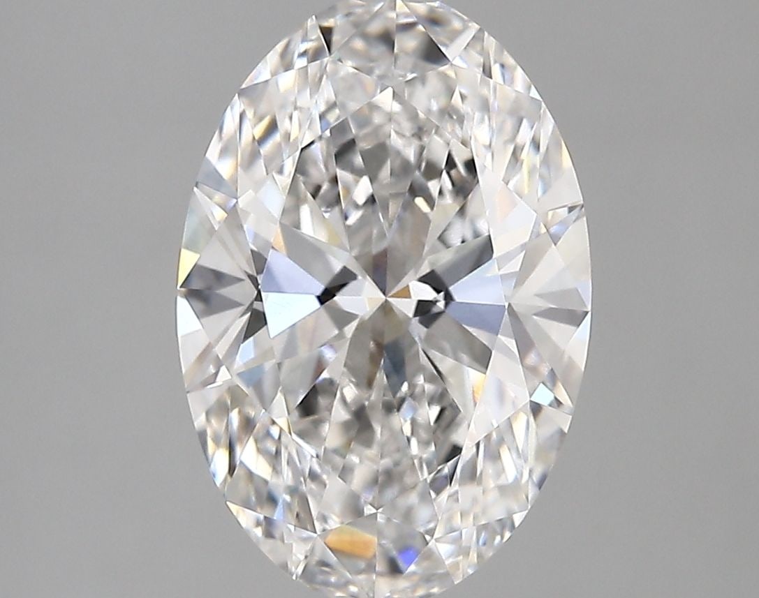 IGI Oval 3.4ct E VVS2 Loose Lab Diamond: IGI Oval 3.4ct E VVS2 Loose Lab Diamond A stunning IGI Oval lab diamond, certified VVS2 clarity and boasting exceptional cut quality, shines with its vibrant E color and EX polish. Weighing in at 3.4