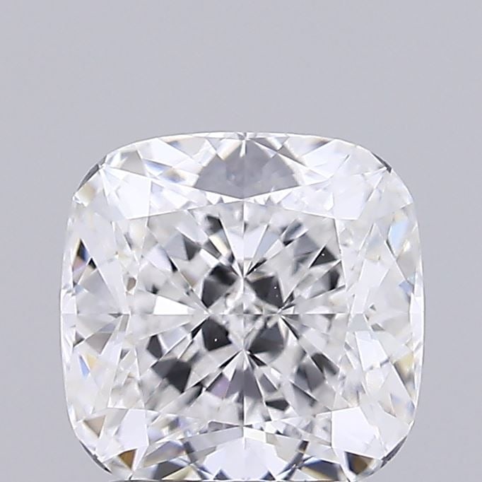 IGI Cushion Modified 1.62ct D VVS2 Loose Lab Diamond: IGI Cushion Modified 1.62ct D VVS2 Loose Lab Diamond A rare and exceptional lab-grown diamond, this 1.62ct cushion-cut D VVS2 gemstone boasts unparalleled clarity and color, making it a true standout