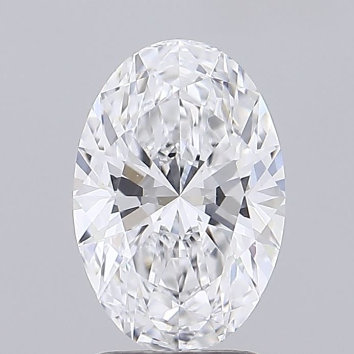 IGI Oval 2.09ct D VVS2 Loose Lab Diamond: IGI Oval 2.09ct D VVS2 Loose Lab Diamond A rare opportunity to own a truly unique gem, this 2.09ct IGI Oval lab diamond boasts exceptional clarity and color, with a VVS2 grade that shines bright in th