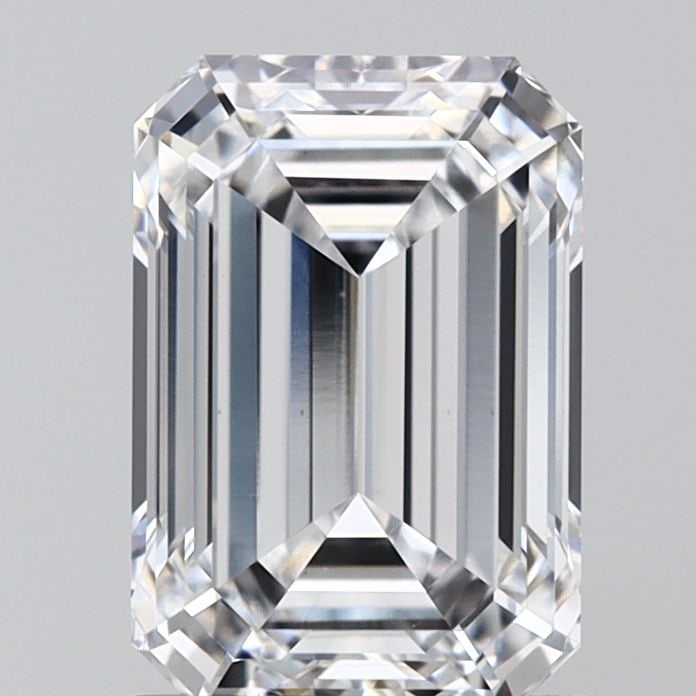 Loose Lab Diamond - IGI Emerald 1.54ct D VVS2: Loose Lab Diamond - IGI Emerald 1.54ct D VVS2 A rare and stunning lab-grown diamond, certified by the International Gemological Institute (IGI), boasts exceptional clarity with a VVS2 grade and vibran