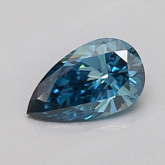 Loose Lab Diamond - IGI Pear 0.26ct Fancy Vivid Blue VVS2: Loose Lab Diamond - IGI Pear 0.26ct Fancy Vivid Blue VVS2 Experience the rare beauty of a Fancy Vivid Blue lab-grown diamond, certified by the International Gemological Institute (IGI). This stunning