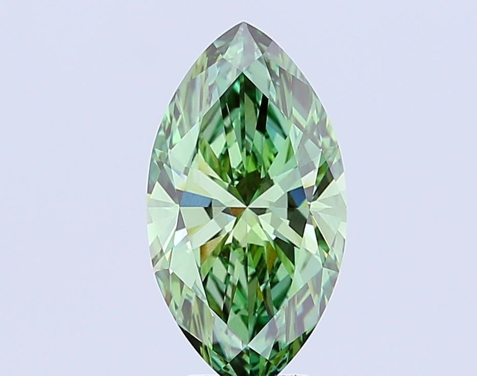IGI Marquise 6.52ct Fancy Vivid Green VVS2 Loose Lab Diamond: IGI Marquise 6.52ct Fancy Vivid Green VVS2 Loose Lab Diamond Experience the breathtaking beauty of a Fancy Vivid Green lab diamond, certified by IGI and boasting exceptional clarity (VVS2) and polish