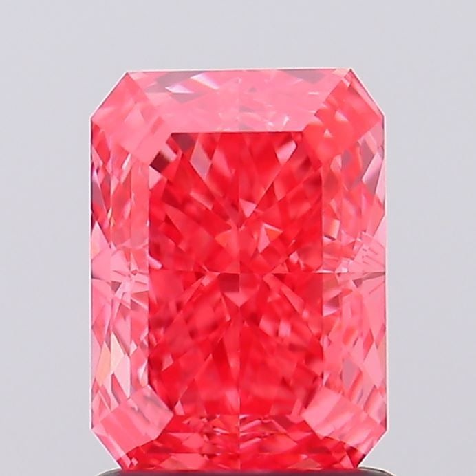 IGI Radiant 1.63ct Fancy Vivid Pink VVS2 Loose Lab Diamond: IGI Radiant 1.63ct Fancy Vivid Pink VVS2 Loose Lab Diamond Experience the rare beauty of a Fancy Vivid Pink diamond, one of the most striking colors in nature. This exquisite 1.63ct lab-grown gem boas