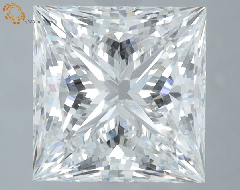 IGI Princess 3.72ct F VVS2 Loose Lab Diamond (1 of 1)