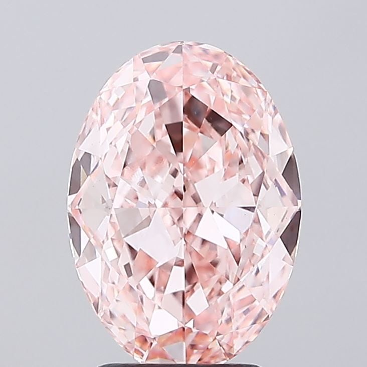 IGI Oval 3.05ct Fancy Vivid Pink VVS2 Loose Lab Diamond: IGI Oval 3.05ct Fancy Vivid Pink VVS2 Loose Lab Diamond Experience the unparalleled beauty of a lab-grown diamond, certified by IGI as a Fancy Vivid Pink gemstone with exceptional clarity and polish.