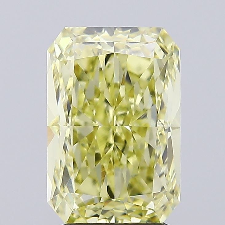 IGI Radiant 3.03ct Fancy Yellow VVS2 Loose Lab Diamond: IGI Radiant 3.03ct Fancy Yellow VVS2 Loose Lab Diamond Experience the unique beauty of a Fancy Yellow lab diamond, certified by IGI and boasting exceptional clarity and cut quality. This 3.03ct VVS2