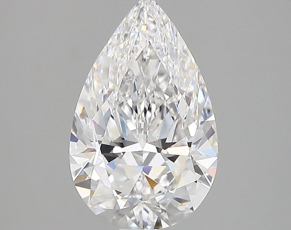 Loose Lab Diamond - IGI Pear 2.07ct D VVS2: Loose Lab Diamond - IGI Pear 2.07ct D VVS2 Discover the exceptional quality of this lab-grown pear-shaped diamond, certified by IGI as D color and VVS2 clarity, boasting an EX polish and symmetry. Wit