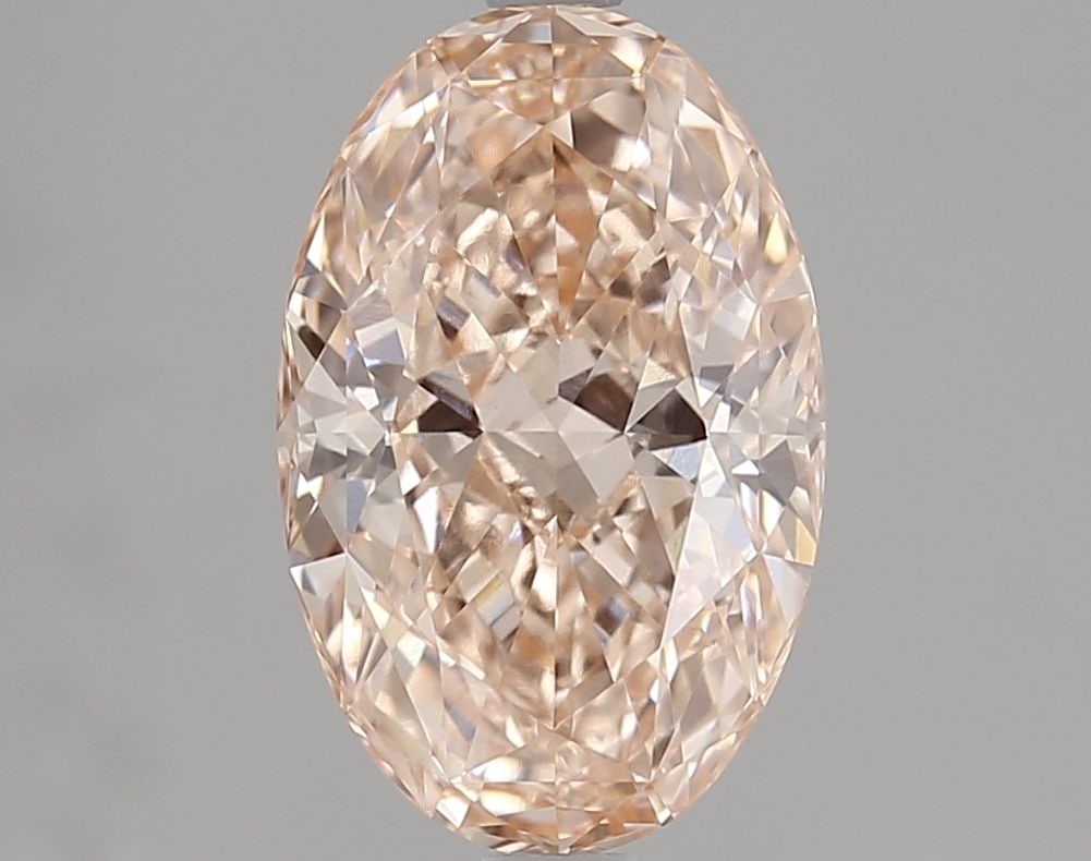 IGI Oval 3.29ct Fancy Vivid Pink VVS2 Loose Lab Diamond: IGI Oval 3.29ct Fancy Vivid Pink VVS2 Loose Lab Diamond Experience the rare beauty of a Fancy Vivid Pink diamond, one of the most coveted colors in the world of gemstones. This stunning 3.29ct lab-gro