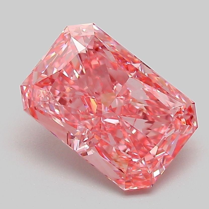 IGI Radiant 2.23ct Fancy Vivid Pink VVS2 Loose Lab Diamond: IGI Radiant 2.23ct Fancy Vivid Pink VVS2 Loose Lab Diamond Experience the rare beauty of a Fancy Vivid Pink diamond, one of the most coveted colors in the world of gemstones. This exquisite 2.23ct lab