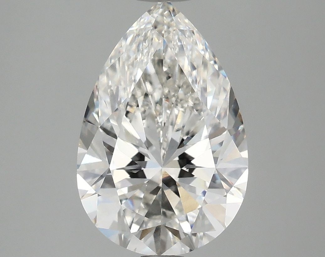 Loose Lab Diamond - IGI Pear 3.02ct F VVS2: Loose Lab Diamond - IGI Pear 3.02ct F VVS2 A rare and exceptional lab-grown diamond, this pear-shaped gem boasts an impressive 3.02 carats of flawless brilliance, with a color grade of F (colorless) a