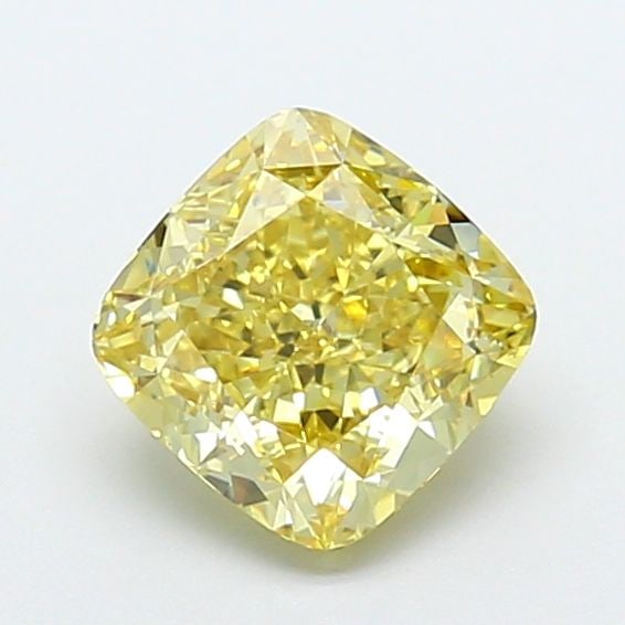 Loose Lab Diamond - IGI Cushion Modified 1.72ct Fancy Yellow VVS2: Loose Lab Diamond - IGI Cushion Modified 1.72ct Fancy Yellow VVS2 Experience the beauty of a genuine lab-grown diamond, certified by IGI as a Fancy Yellow VVS2 with exceptional cut, polish, and symmet