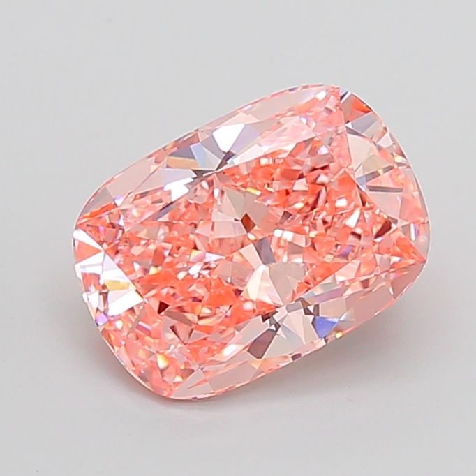 Loose Lab Diamond - IGI Cushion Modified 6.57ct Fancy Vivid Pink VVS2: Loose Lab Diamond - IGI Cushion Modified 6.57ct Fancy Vivid Pink VVS2 Experience the unparalleled beauty of a genuine lab-grown diamond, boasting an extraordinary Fancy Vivid Pink hue that shines with