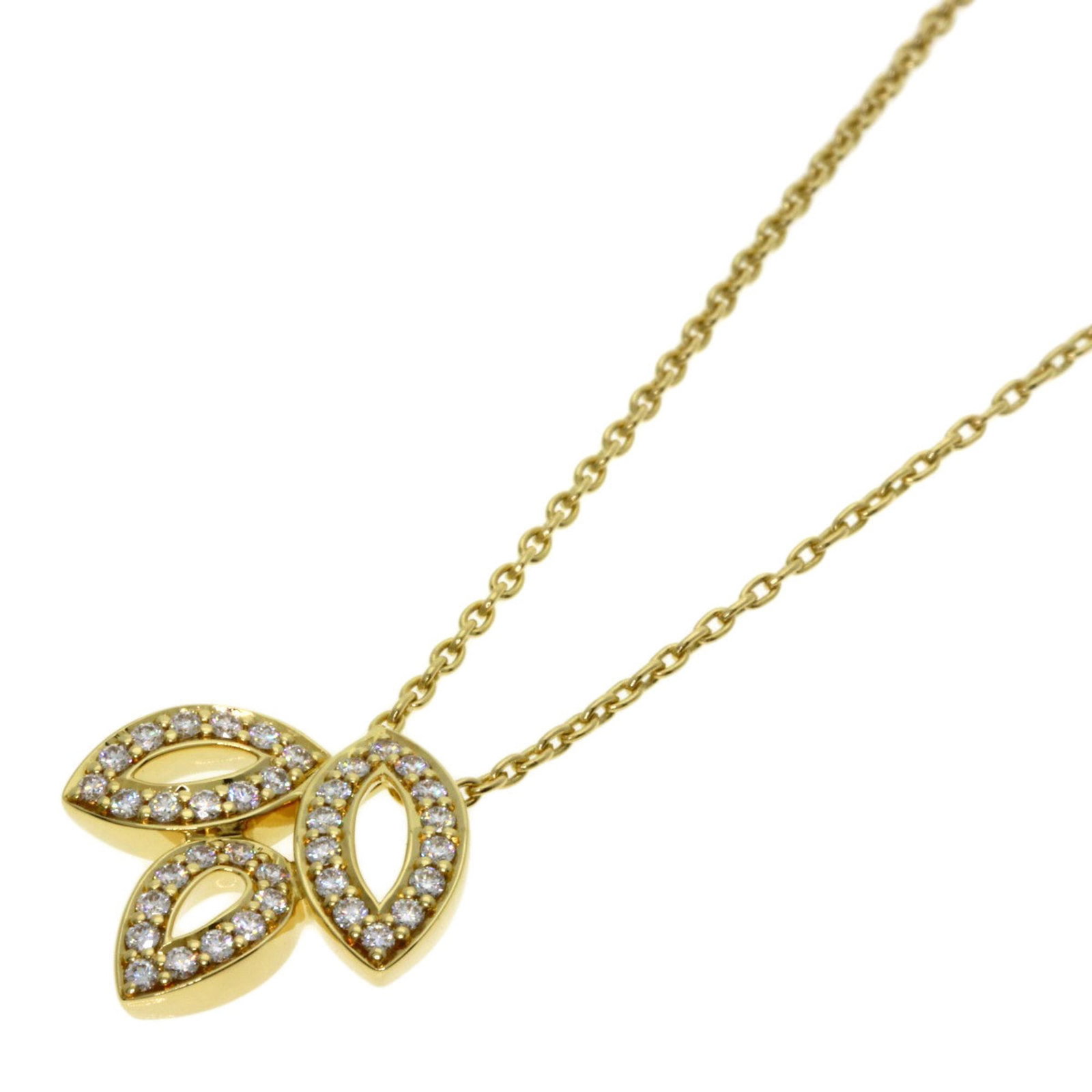 Harry Winston Lily Cluster Mini Diamond Necklace in 18K Yellow Gold for Women: Harry Winston Lily Cluster Mini Diamond Necklace in 18K Yellow Gold for Women Elevate your elegance with the Harry Winston Lily Cluster Mini Diamond Necklace, a stunning 18K yellow gold masterpiece fe