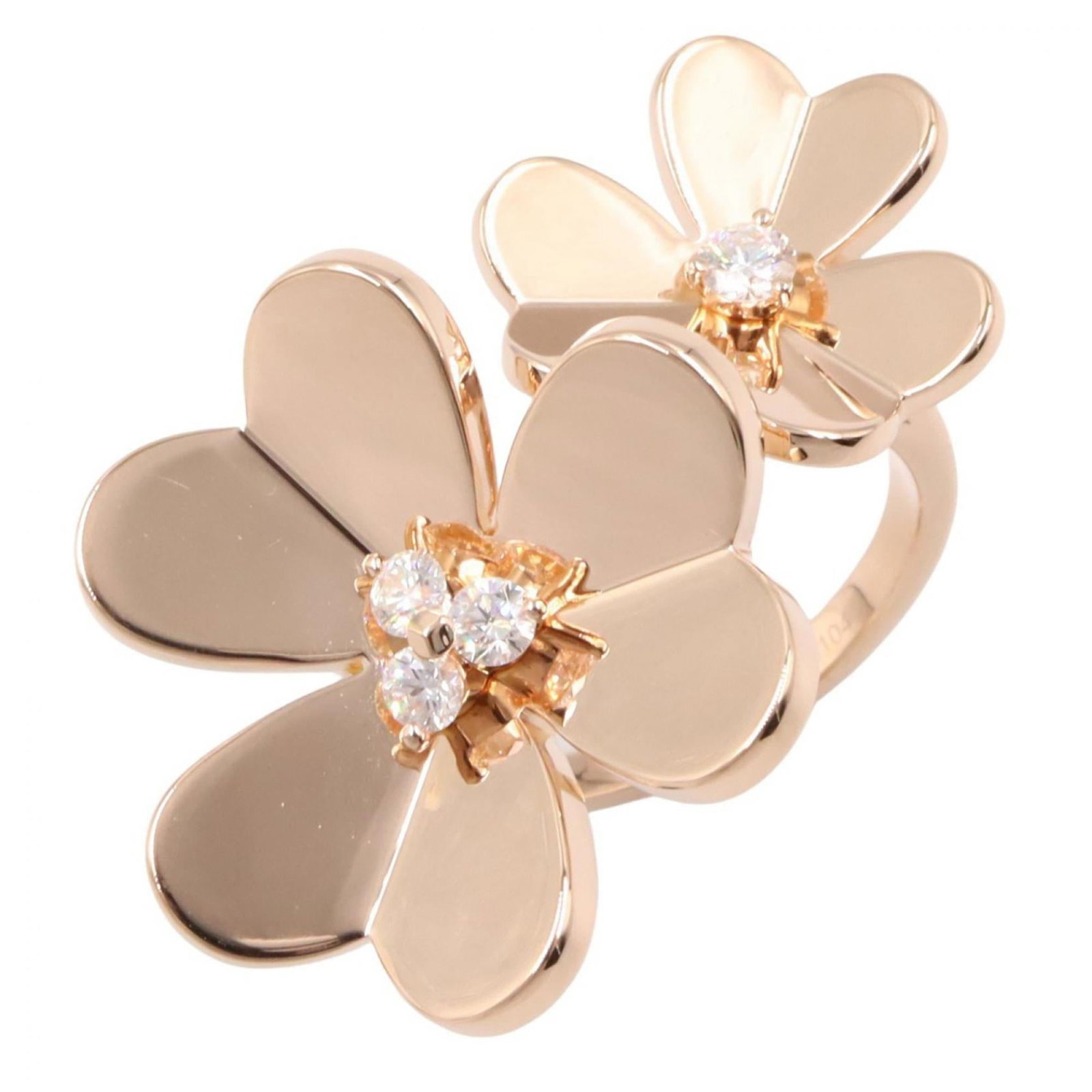 Pink Gold 18k Van Cleef & Arpels Band Ring: Pink Gold 18k Van Cleef & Arpels Band Ring Elevate your style with the iconic Van Cleef & Arpels band ring, crafted from 18k pink gold and showcasing a sleek, modern design. This timeless piece is per
