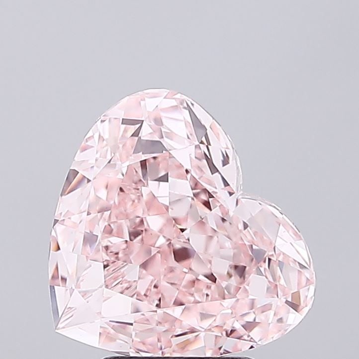IGI Heart 4.03ct Fancy Intense Pink VVS2 Loose Lab Diamond: IGI Heart 4.03ct Fancy Intense Pink VVS2 Loose Lab Diamond A true gem for the discerning collector, this 4.03ct Fancy Intense Pink VVS2 lab-grown diamond boasts an EX polish and symmetry, giving it a