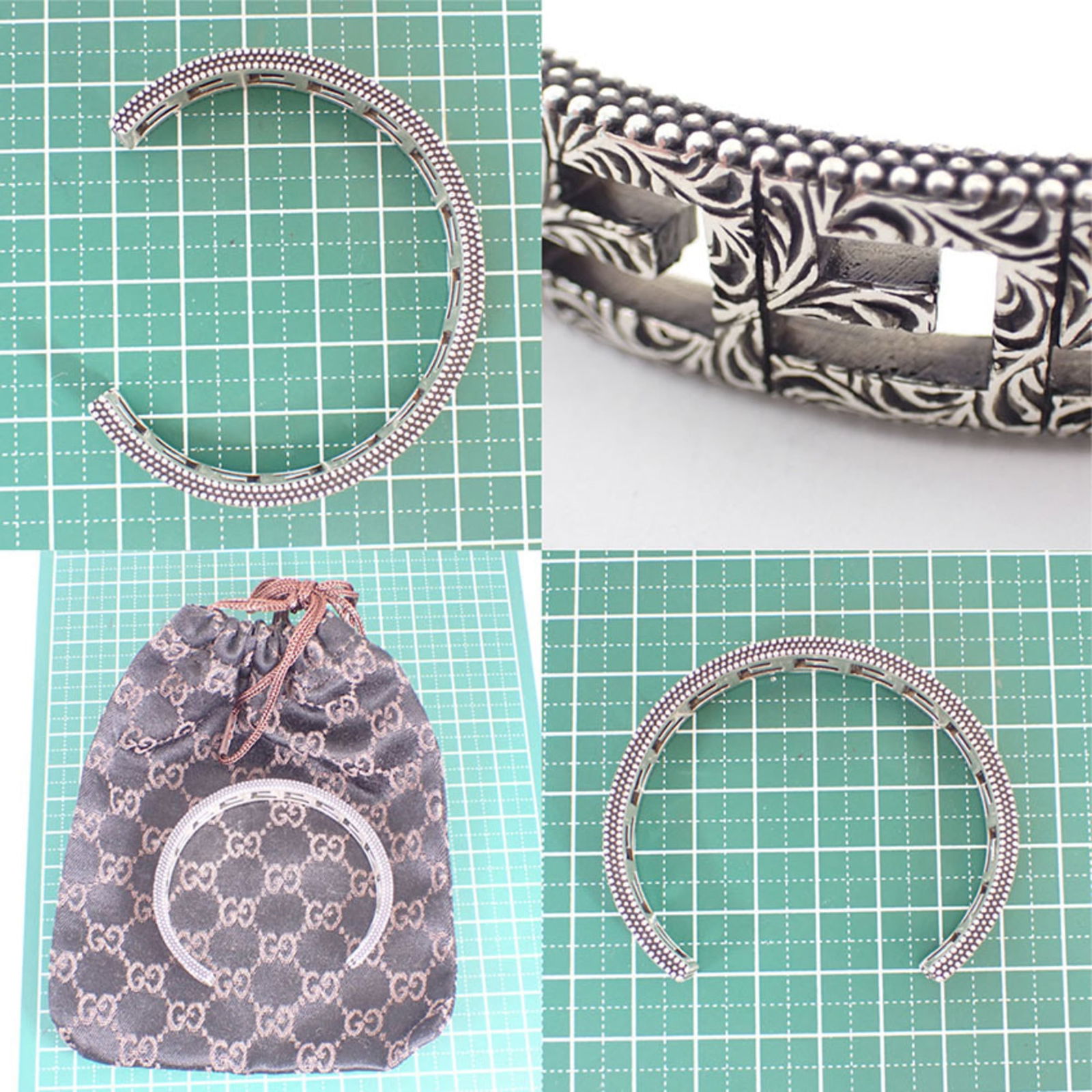 Gucci Sterling Silver 925 Bangle - 11