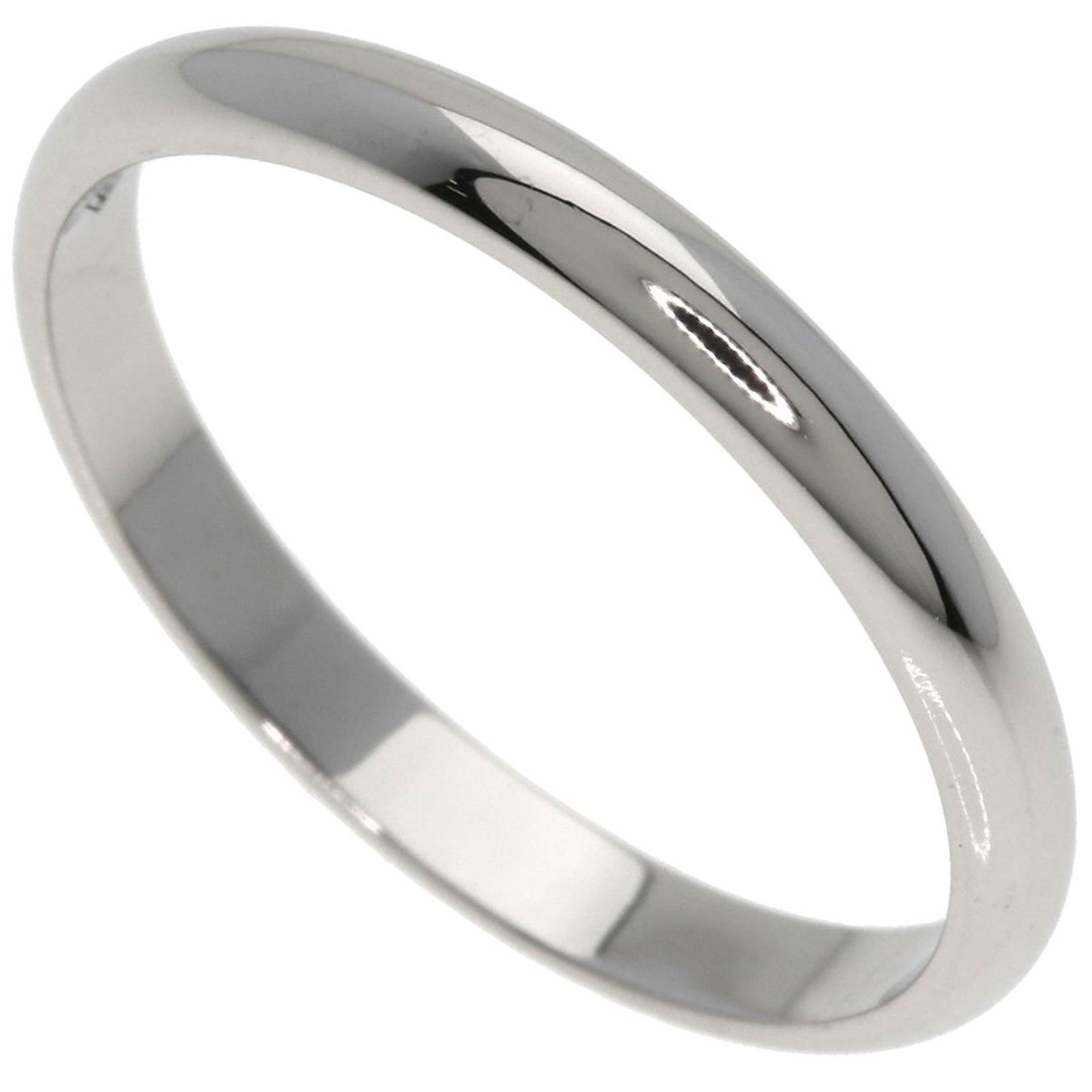 CARTIER - Cartier Wedding Ring #56 - Platinum PT950 - Women's: CARTIER - Cartier Wedding Ring #56 - Platinum PT950 - Women's A stunning Cartier wedding ring, crafted from platinum 950 for durability and elegance, boasts a sleek silver finish that shines with soph