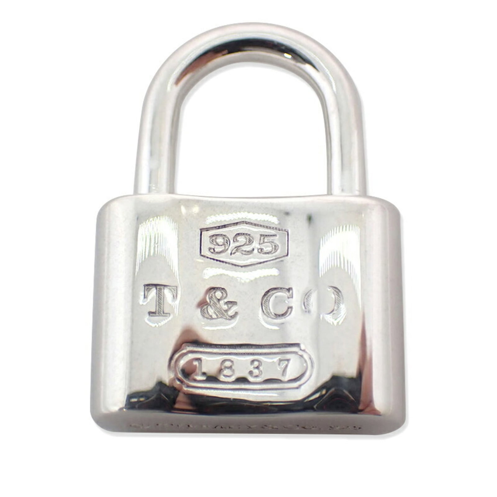 Tiffany & Co. 925 Sterling Silver Cadena Pendant Top: Tiffany & Co. 925 Sterling Silver Cadena Pendant Top A stunning Tiffany & Co. sterling silver Cadena pendant, this 925 piece is a timeless treasure for any woman's jewelry collection. With its sleek d