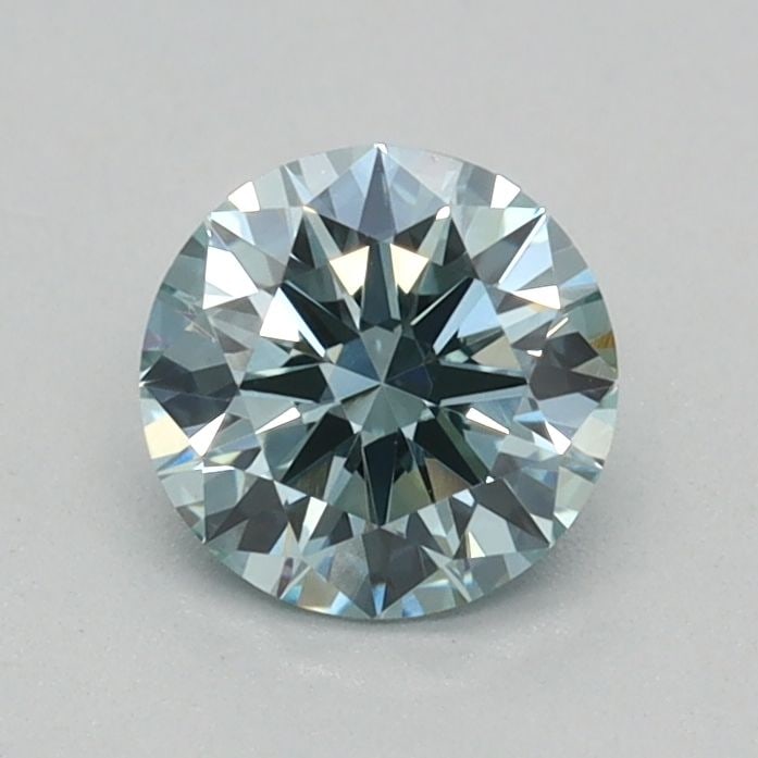 IGI Round 0.37ct Fancy Intense Green VVS2 Loose Lab Diamond: IGI Round 0.37ct Fancy Intense Green VVS2 Loose Lab Diamond Experience the breathtaking beauty of nature in a lab-grown, Fancy Intense Green VVS2 diamond, certified by the International Gemological In