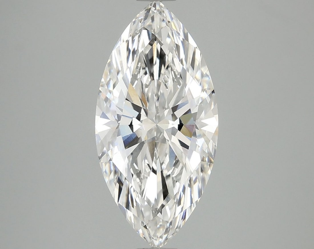 IGI Marquise 3.08ct F VVS2 Loose Lab Diamond: IGI Marquise 3.08ct F VVS2 Loose Lab Diamond A rare and exceptional lab-grown diamond, this 3.08ct IGI Marquise boasts an impressive F color, VVS2 clarity, and EX polish and symmetry. Its unique chara