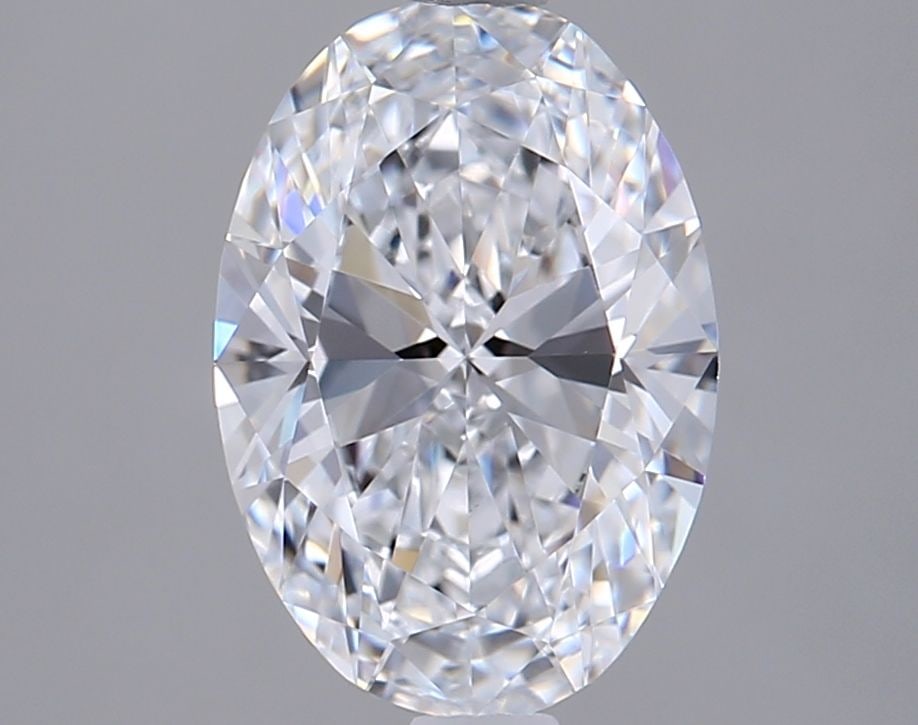 IGI Oval 2.01ct D VVS2 Diamond: IGI Oval 2.01ct D VVS2 Diamond Experience the exceptional beauty of this 2.01ct IGI Oval diamond, boasting an impressive D color and VVS2 clarity for maximum brilliance. Grown in a lab with meticulous