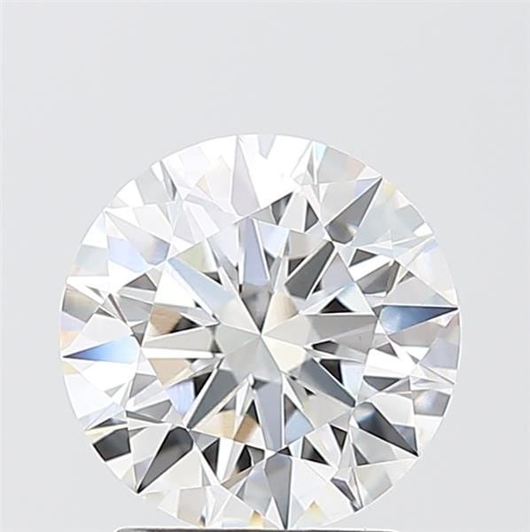 IGI Round 2.08ct E VVS2 Ideal Loose Lab Diamond: IGI Round 2.08ct E VVS2 Ideal Loose Lab Diamond Experience the beauty of nature in a lab-grown diamond, certified by the International Gemological Institute (IGI) as a flawless 2.08ct E color, VVS2 cl