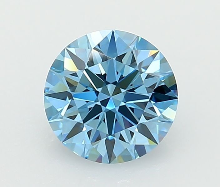 IGI Round 1.47ct Fancy Vivid Blue VVS2 Ideal Loose Lab Diamond (1 of 1)