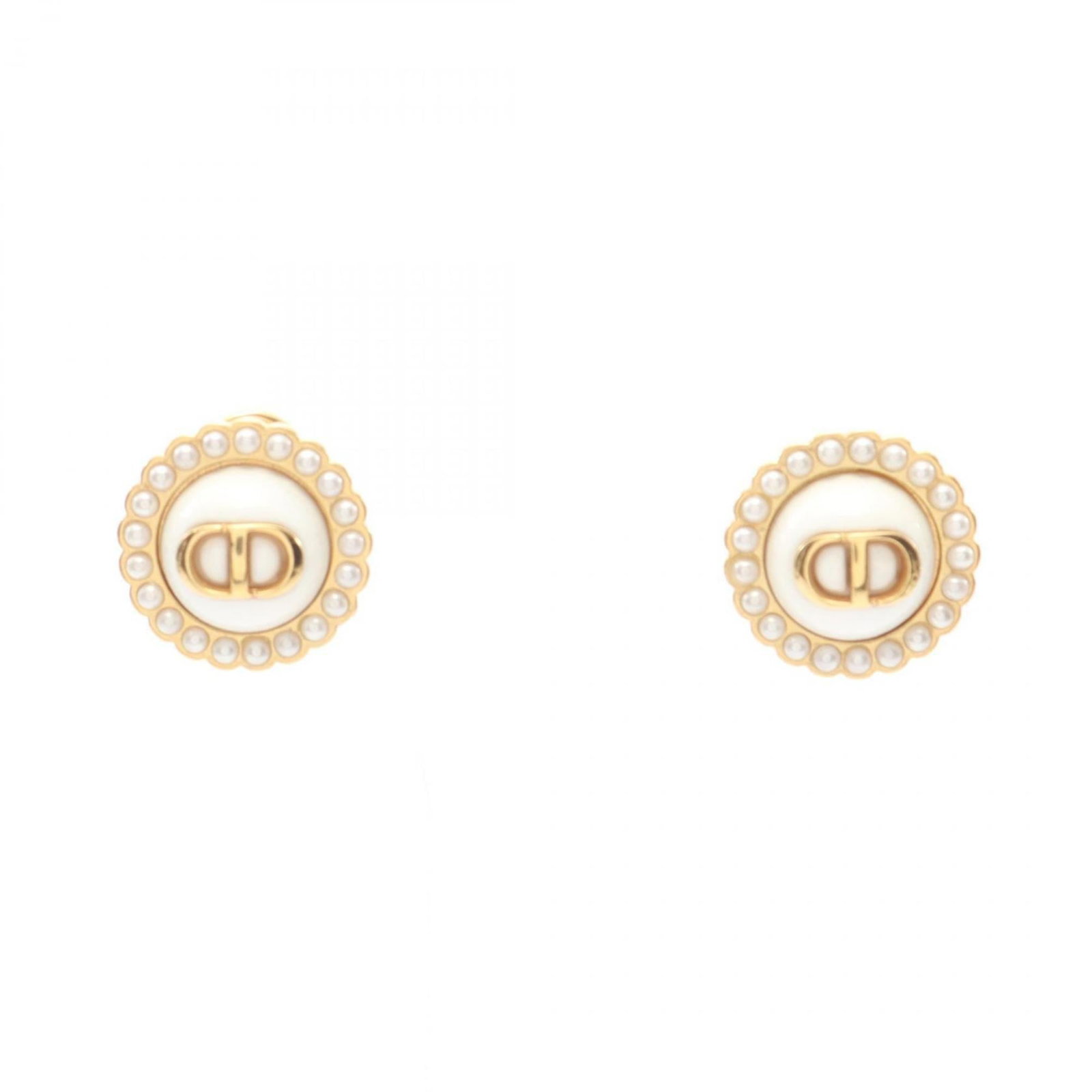 Gold Plating - Christian Dior Clip Earrings Artificial Pearl: Gold Plating - Christian Dior Clip Earrings Artificial Pearl Elevate your everyday look with these stunning Christian Dior clip earrings, featuring intricate gold plating and luminous artificial pearl