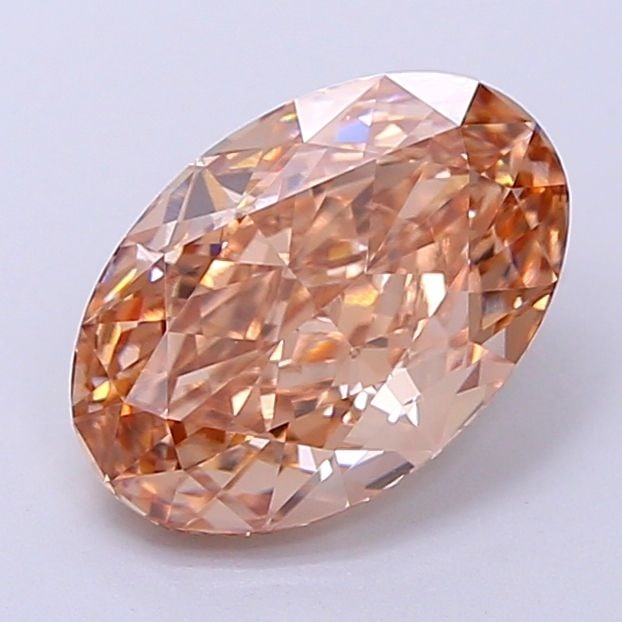 IGI Oval 2.09ct Fancy Brown VVS2 Loose Lab Diamond: IGI Oval 2.09ct Fancy Brown VVS2 Loose Lab Diamond Experience the beauty of nature in a lab-grown diamond, certified by IGI as Fancy Brown VVS2, with exceptional cut, polish, and symmetry. This 2.09ct