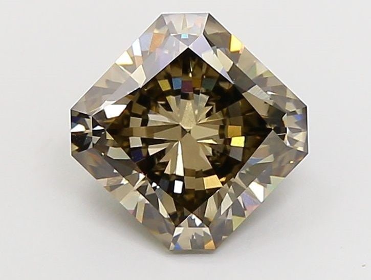IGI Square Radiant 3.03ct Fancy Yellowish Gray VVS2 Loose Lab Diamond: IGI Square Radiant 3.03ct Fancy Yellowish Gray VVS2 Loose Lab Diamond A truly unique and rare find, this 3.03ct Fancy Yellowish Gray VVS2 loose lab diamond boasts exceptional clarity, polish, and symm