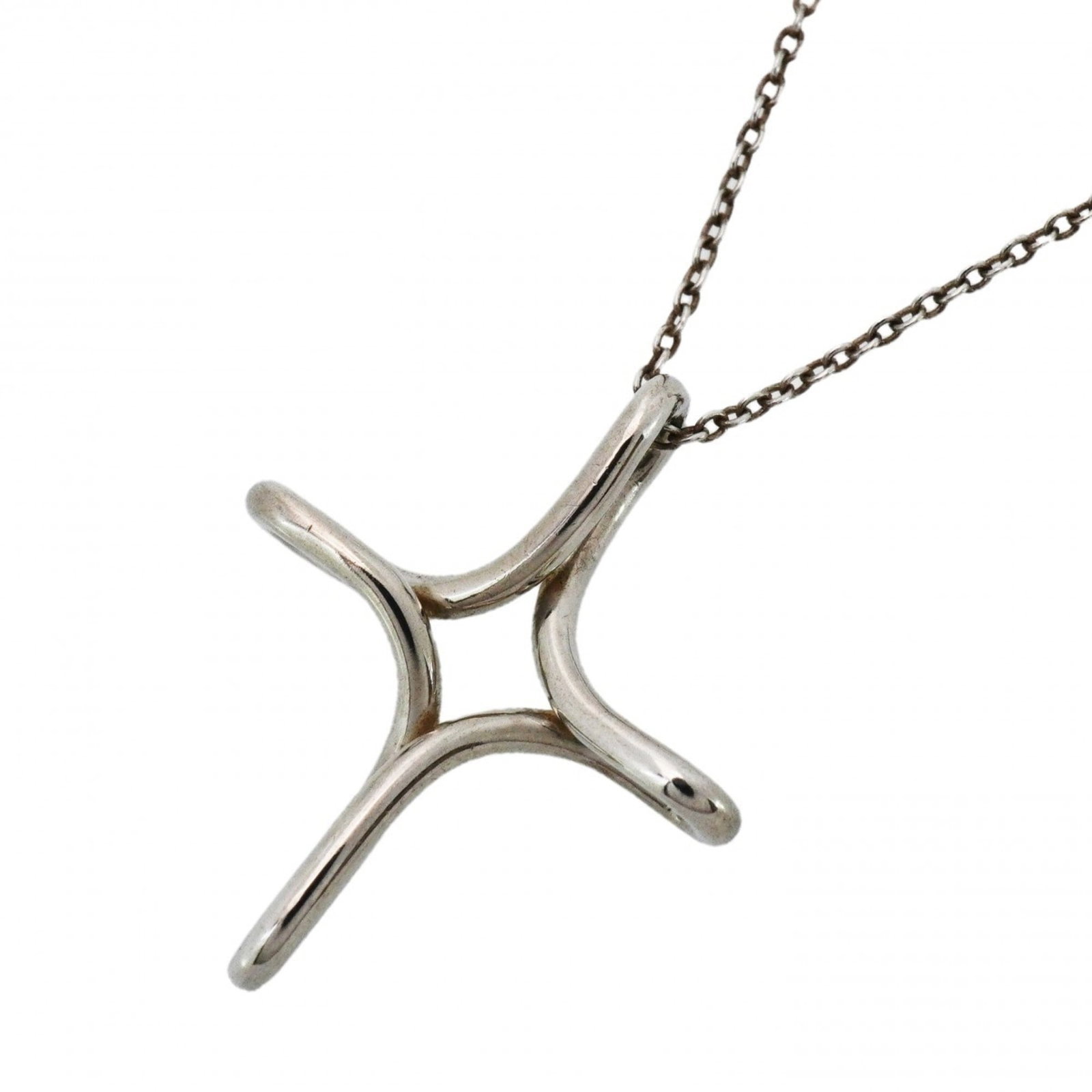 Tiffany & Co. Infinity Cross Necklace in Sterling Silver 925 for Women: Tiffany & Co. Infinity Cross Necklace in Sterling Silver 925 for Women Elegant and timeless, the Tiffany & Co. Infinity Cross Necklace in sterling silver 925 is a sophisticated accessory for any woman