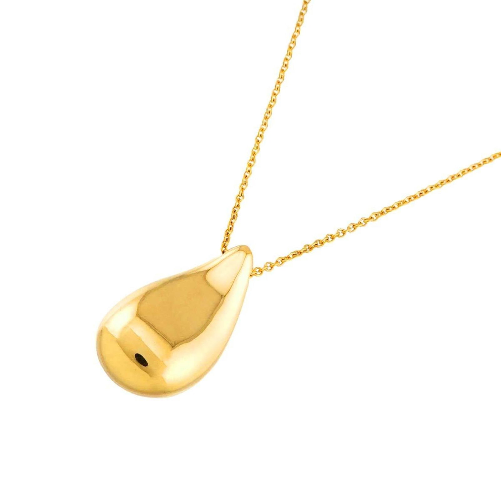 Tiffany & Co. 18k Yellow Gold 45cm Teardrop Necklace: Tiffany & Co. 18k Yellow Gold 45cm Teardrop Necklace Exceptional Tiffany Co Yellow Gold Teardrop available for auction. Review complete item specifications below for detailed information. Item Specifi