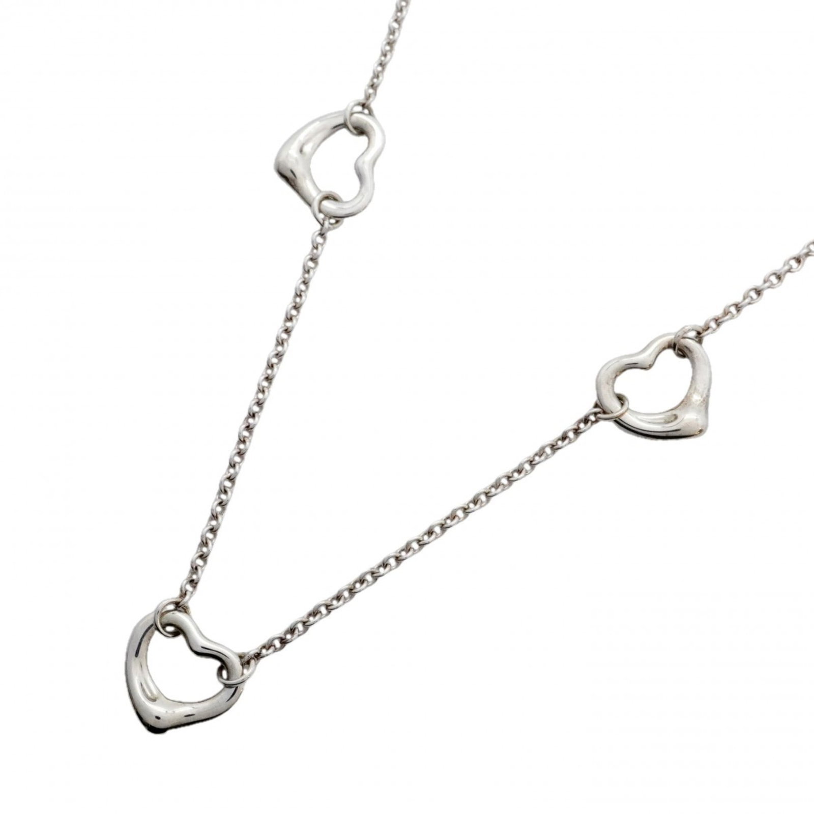 Tiffany & Co. Sterling Silver 925 Heart Necklace for Women (3 Pieces): Tiffany & Co. Sterling Silver 925 Heart Necklace for Women (3 Pieces) Exceptional Tiffany Co Sterling Silver 925 available for auction. Review complete item specifications below for detailed informati