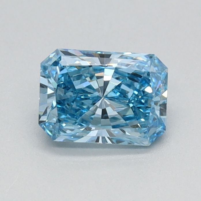 IGI Radiant 0.53ct Fancy Vivid Blue VVS2 Loose Lab Diamond: IGI Radiant 0.53ct Fancy Vivid Blue VVS2 Loose Lab Diamond Experience the rare beauty of a Fancy Vivid Blue diamond, one of the most coveted colors in the world of gemstones. This stunning 0.53ct lab-
