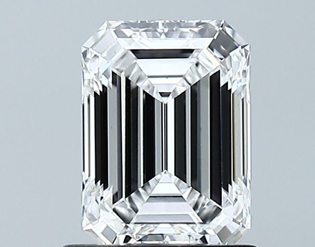 Loose Lab Diamond - GIA Emerald 1.05ct D VVS2: Loose Lab Diamond - GIA Emerald 1.05ct D VVS2 A true gem for the discerning collector, this stunning 1.05ct GIA Emerald-cut lab diamond boasts exceptional clarity and color, with a vibrant D grade and