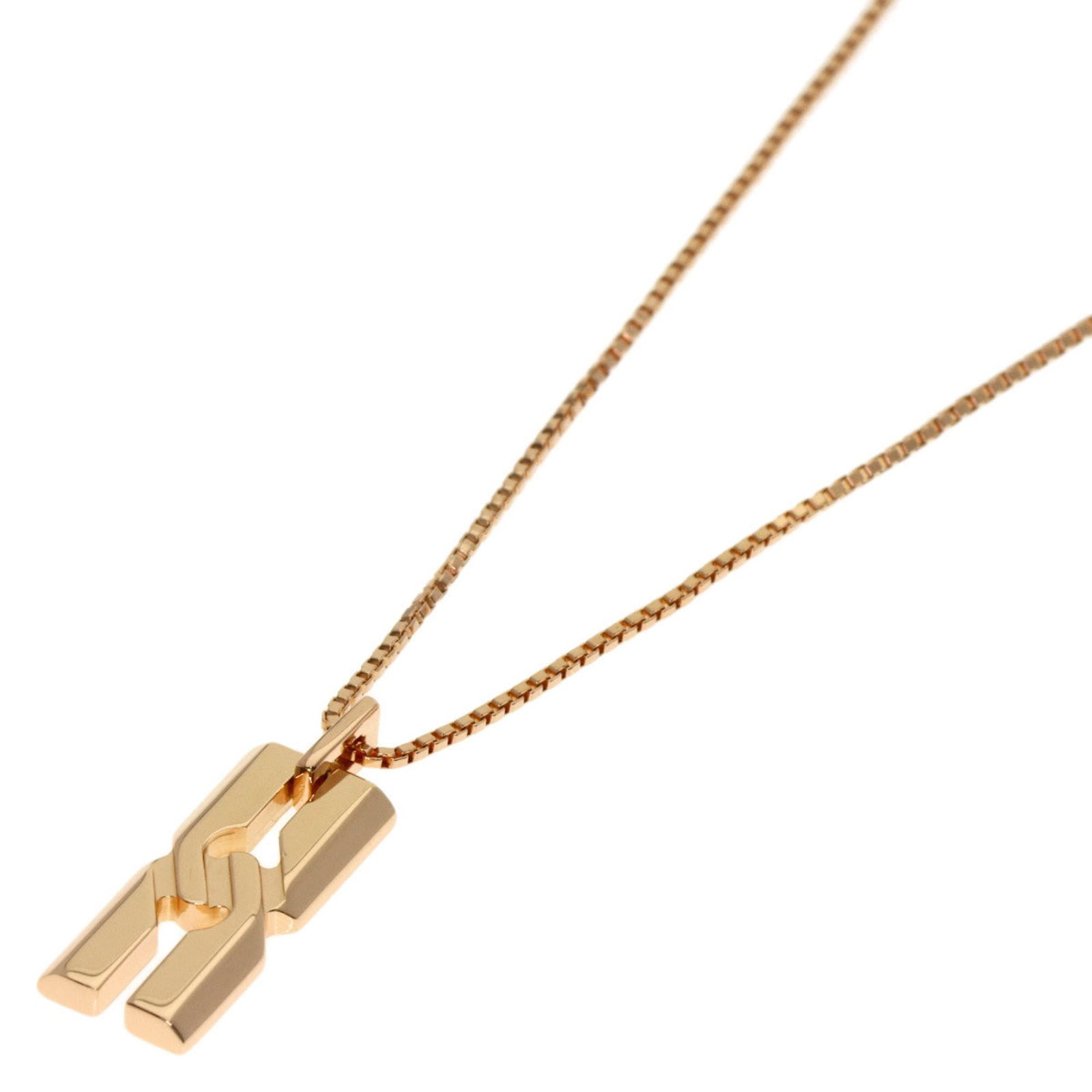 Gucci Knot Infinity Necklace in 18K Pink Gold for Women: Gucci Knot Infinity Necklace in 18K Pink Gold for Women Elevate your style with the iconic Gucci Knot Infinity Necklace, crafted in 18K pink gold for a touch of luxury. This timeless piece boasts intr