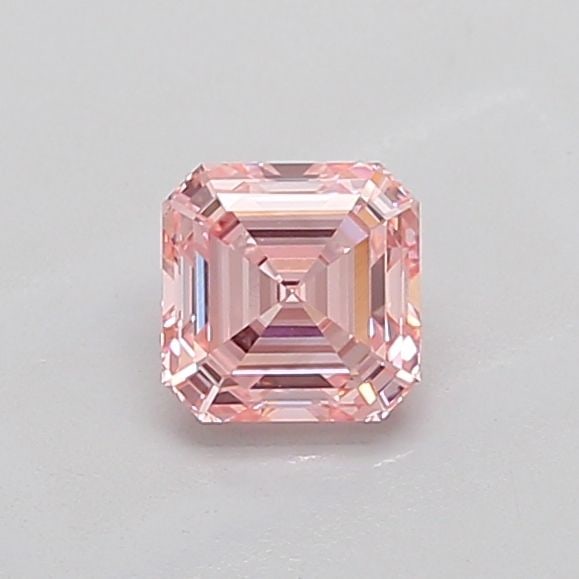 IGI Asscher 1.06ct Fancy Vivid Pink VVS2 Loose Lab Diamond: IGI Asscher 1.06ct Fancy Vivid Pink VVS2 Loose Lab Diamond Experience the beauty of nature with this stunning 1.06ct Fancy Vivid Pink VVS2 loose lab diamond, certified by IGI and boasting exceptional