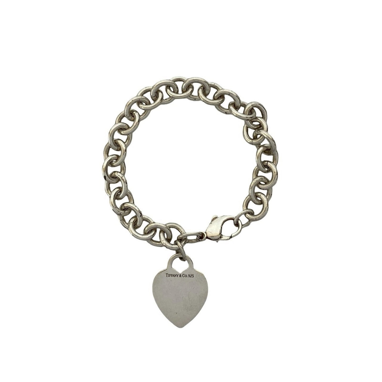 925 Tiffany Charm Bracelet Silver: 925 Tiffany Charm Bracelet Silver A beautiful 925 Tiffany charm bracelet, crafted from sterling silver and boasting a classic design that exudes timeless elegance. With its delicate length of 19.5cm,