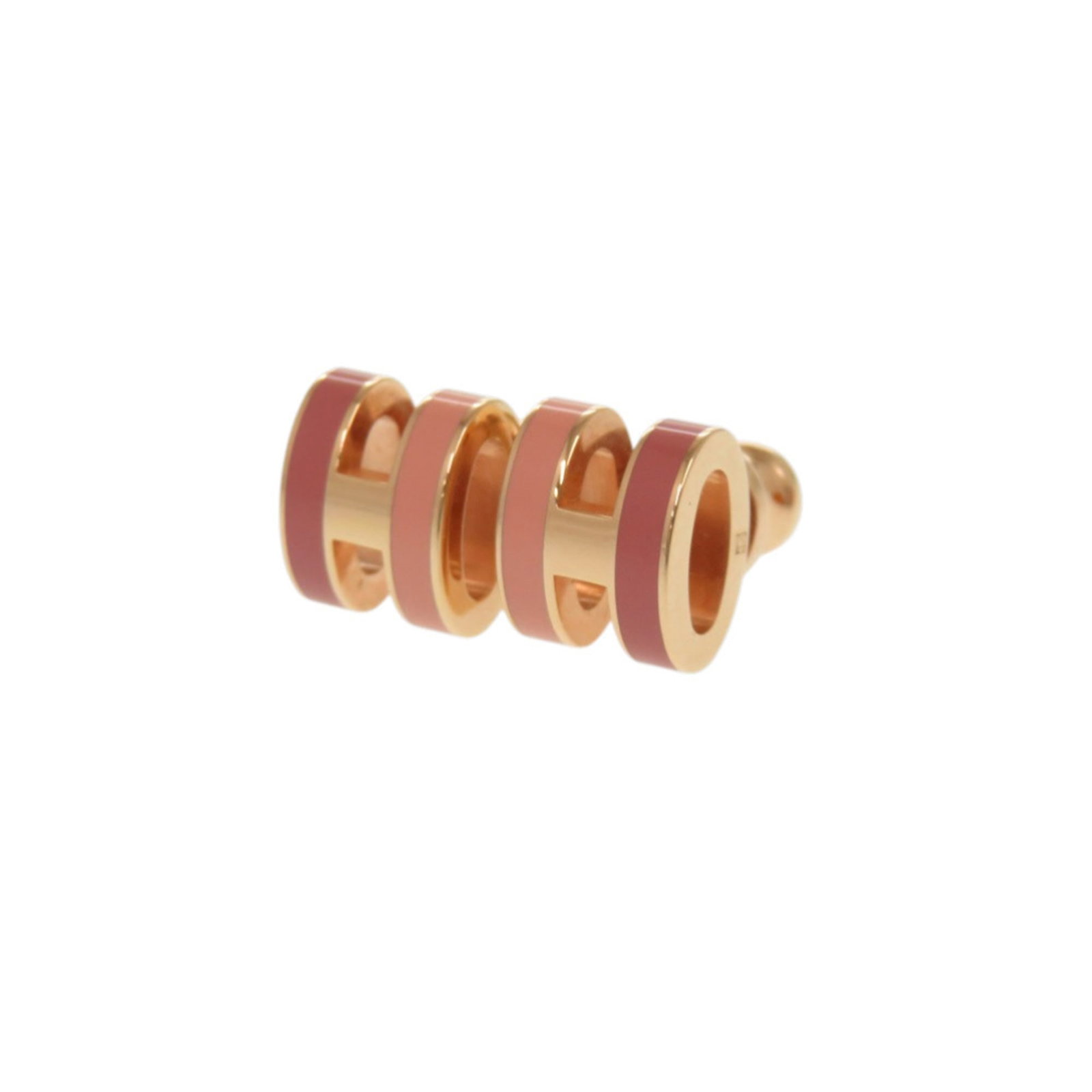 Hermes Stud Earrings in Metal: Hermes Stud Earrings in Metal Elevate your style with the iconic Hermes Stud Earrings in Gold and Pink, expertly crafted from high-quality metal for a luxurious touch. These understated yet sophistica