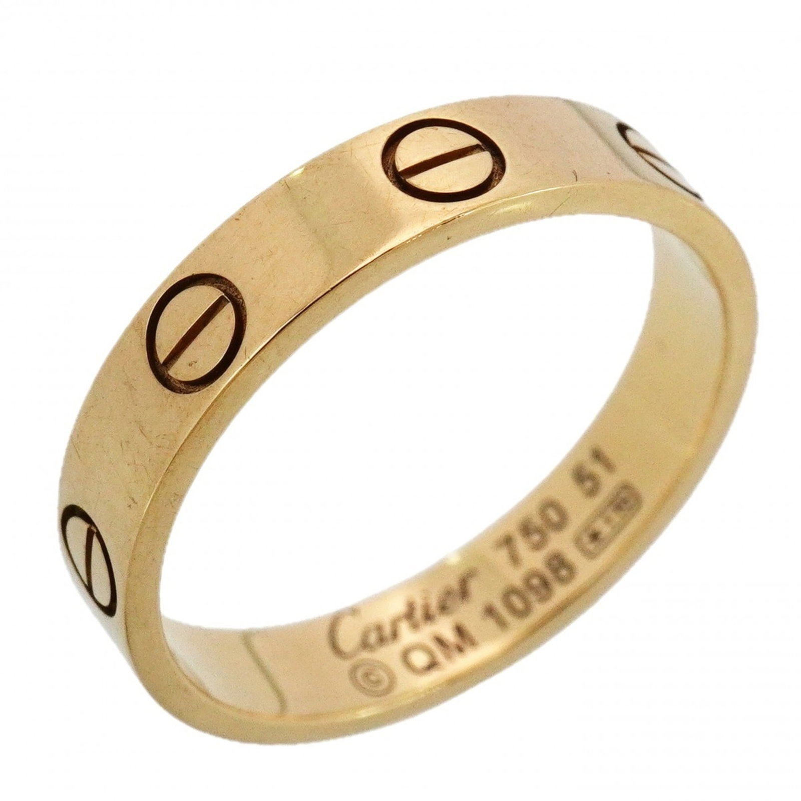Cartier 18k Yellow Gold Band Ring: Cartier 18k Yellow Gold Band Ring A stunning Cartier band ring in 18k yellow gold, exuding timeless elegance with its sleek design and premium materials. With a US size 6 fit, this beautiful piece is